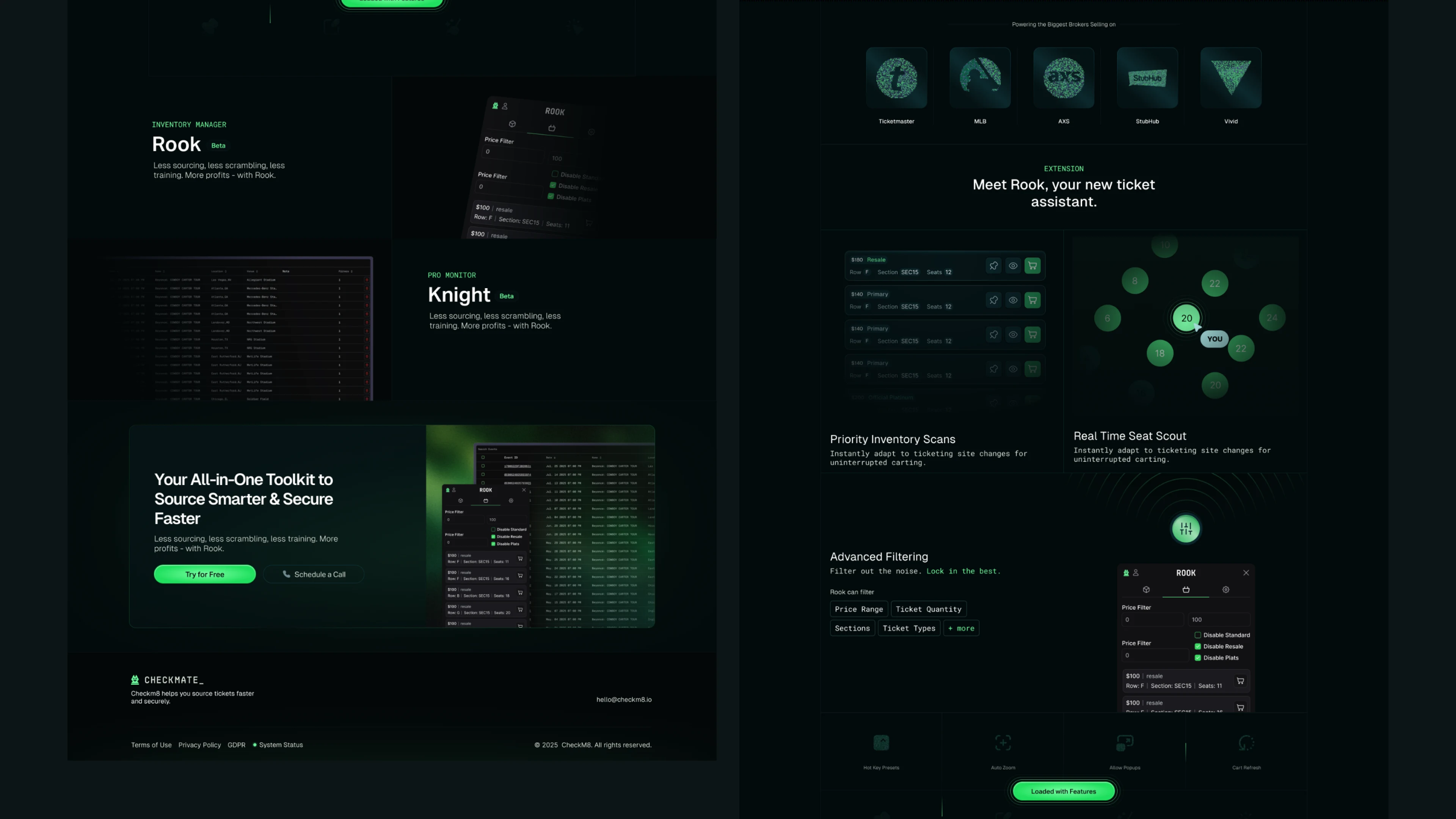 Rook — Landing page & product overview