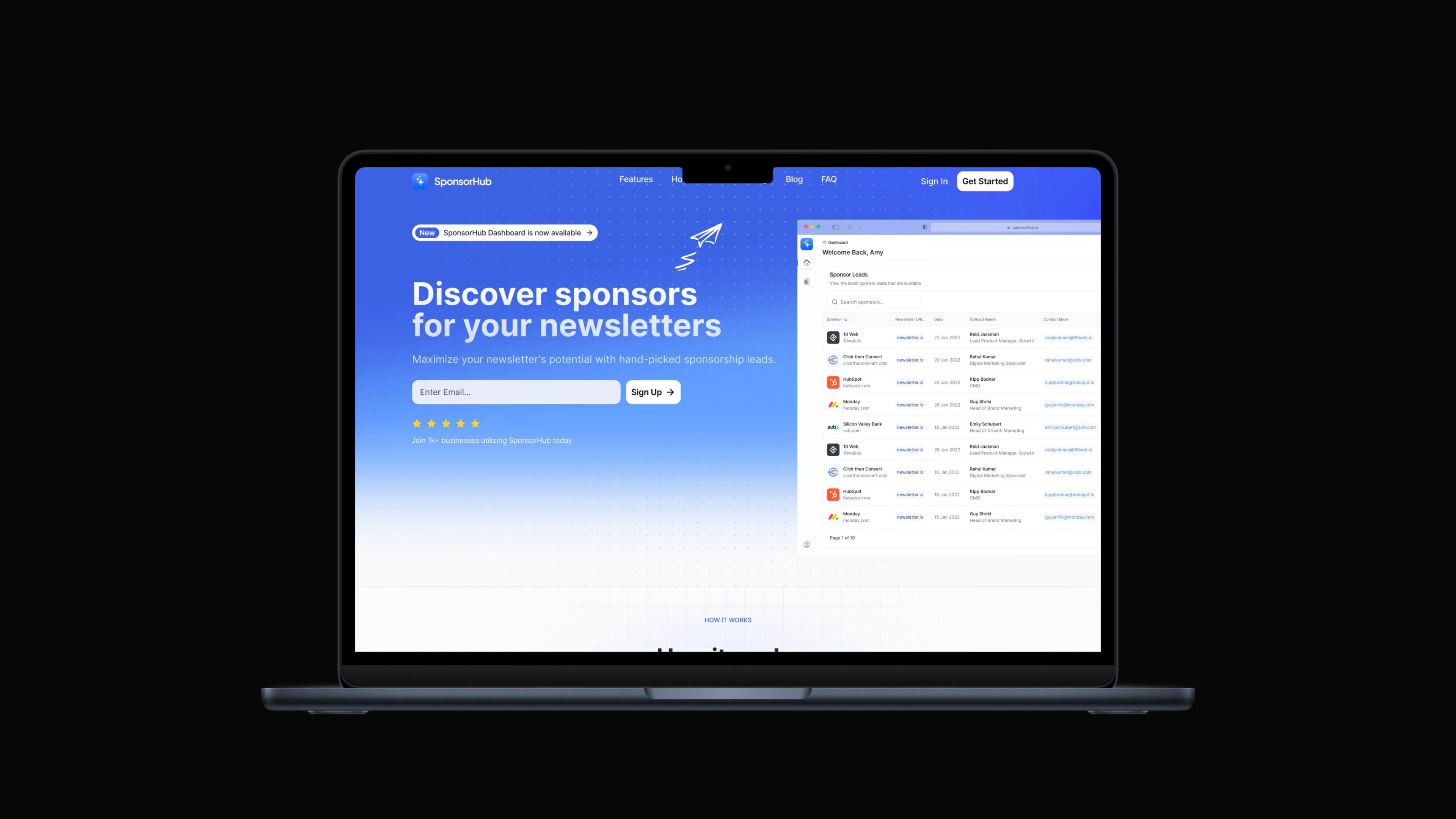 Sponsorhub — project design